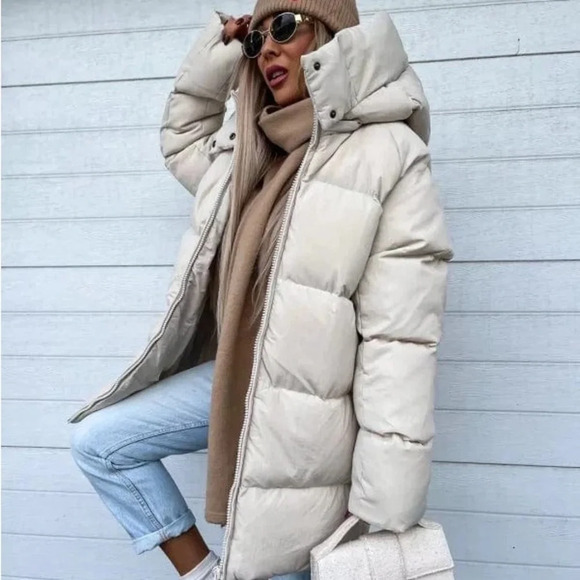 1 Madison Jackets & Blazers - ONE MADISON PUFFER FAUX FUR REMOVABLE HOOD USED